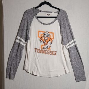 Tennessee Dog Logo Soft Raglan Long Sleeve Shirt Size Large